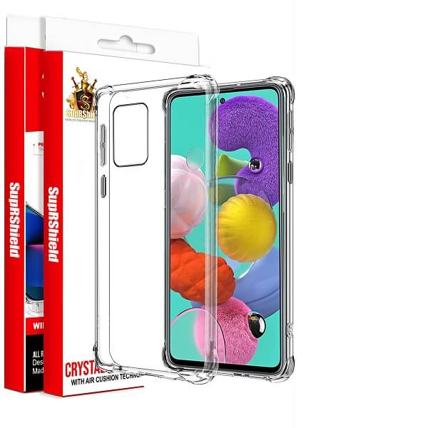 For Samsung Galaxy A51 SupRShield Clear Case Shockproof Heavy Duty Gel Air Cushion Cover For Samsung Galaxy A51 SupRShield Clear Case Shockproof Heavy Duty Gel Air Cushion Cover